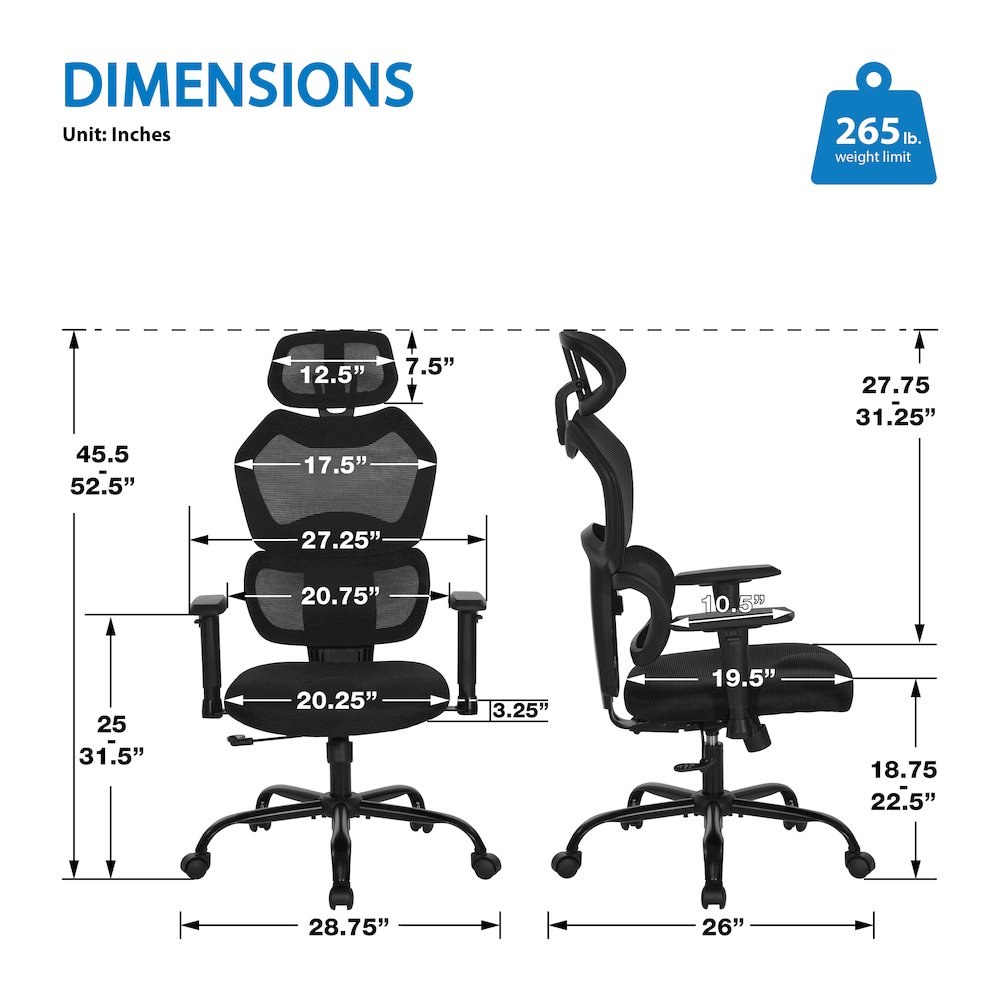 Height Adjustable Arms
