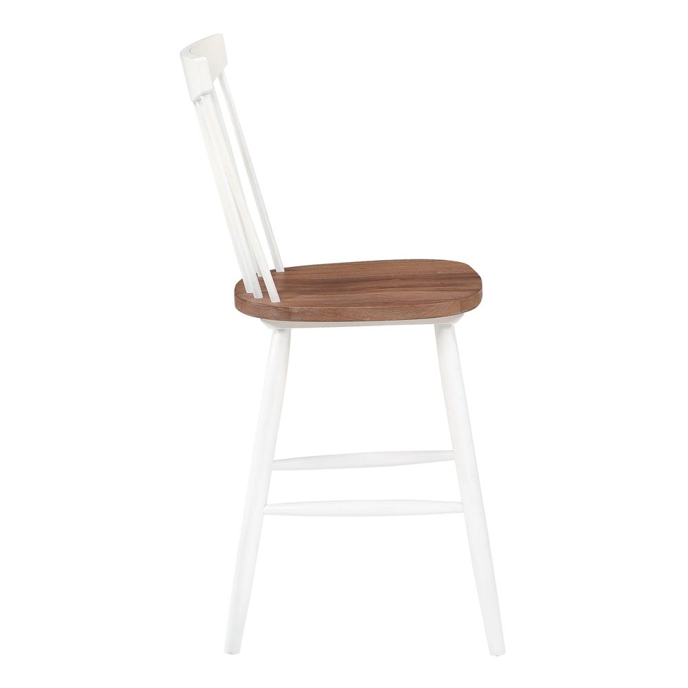 Eagle Ridge Counter Stool with Toffee Finished seat and Cream Base