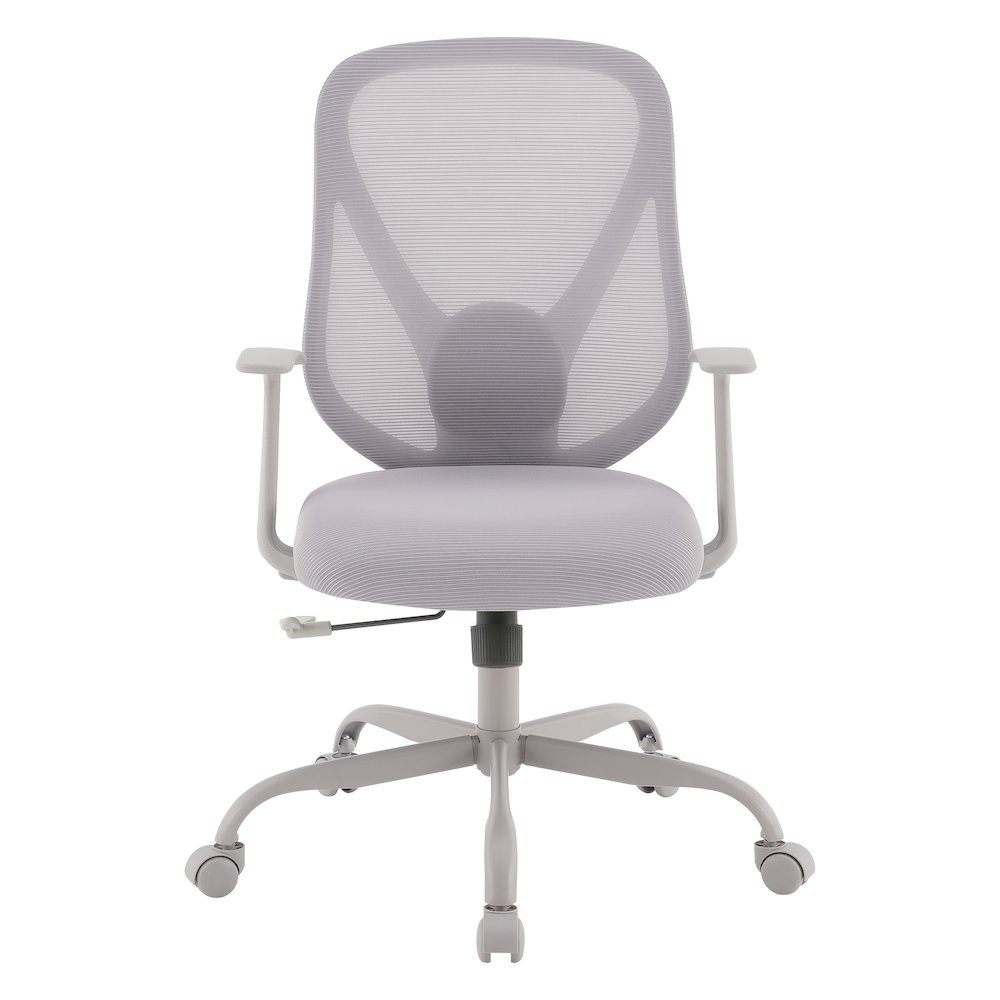 Grey Mesh Back with Grey Fabric Seat Manager’s Chair