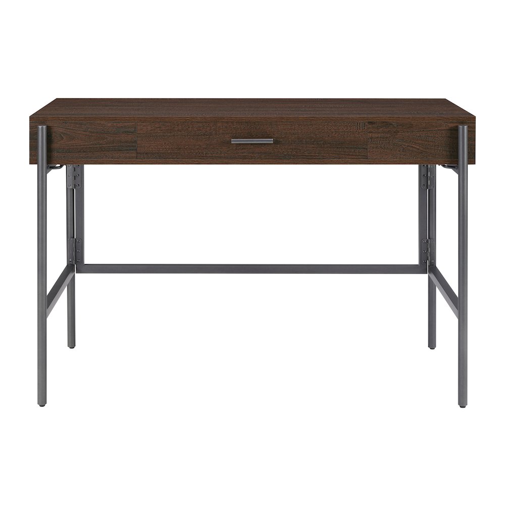 Sedona 46″ Writing Desk with Drawer in Elegant Walnut Finish