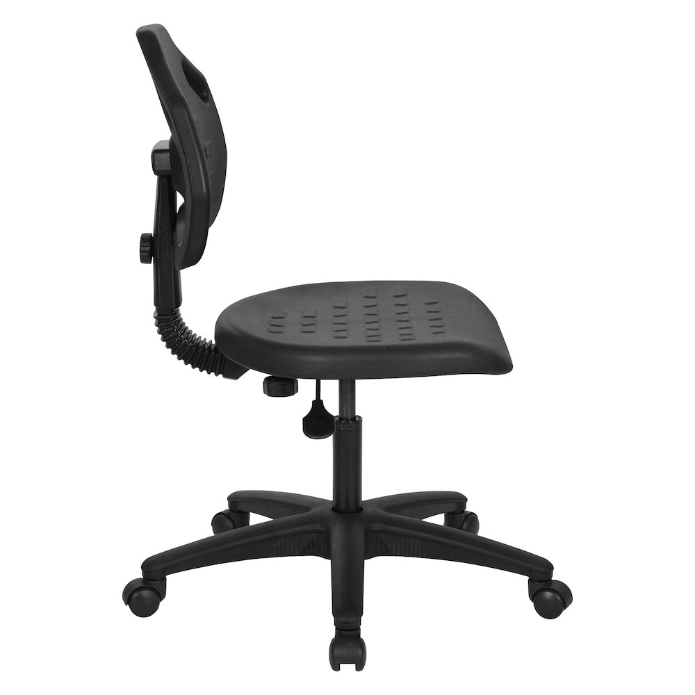 Black Self Skinned Urethane Task Chair