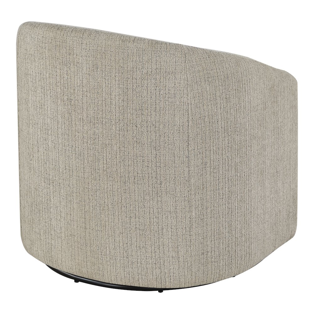 Bella Swivel Chair in Marble Fabric