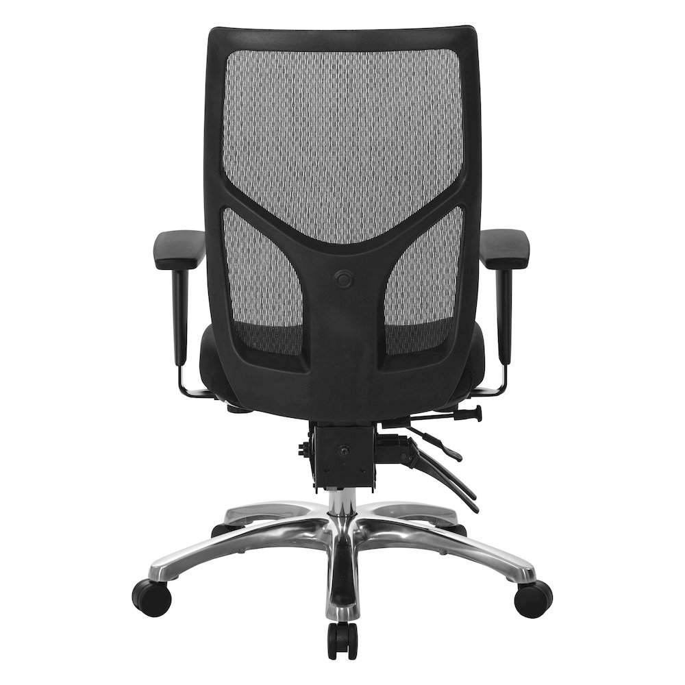 ProGrid Mesh High-Back Chair with 2-Way Adjustable PU-PaddedArms