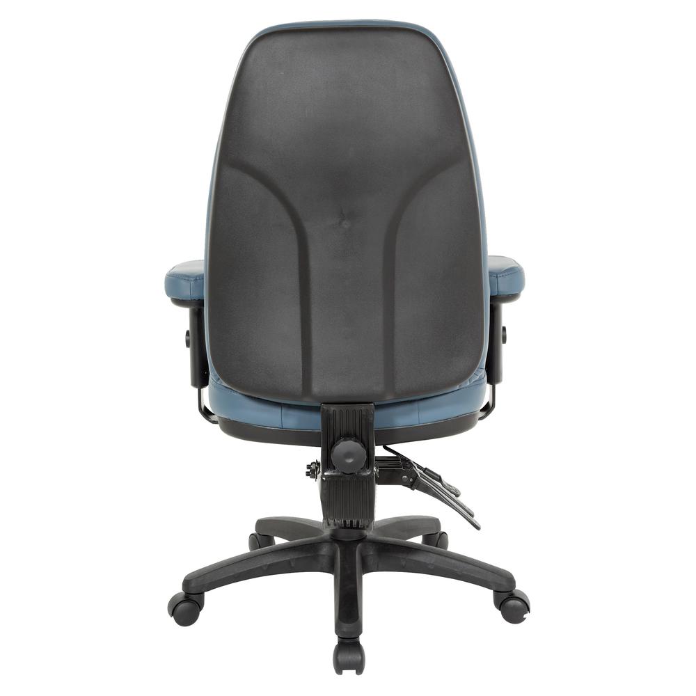 Professional Dual Function Ergonomic High Back Chair in Dillon Blue