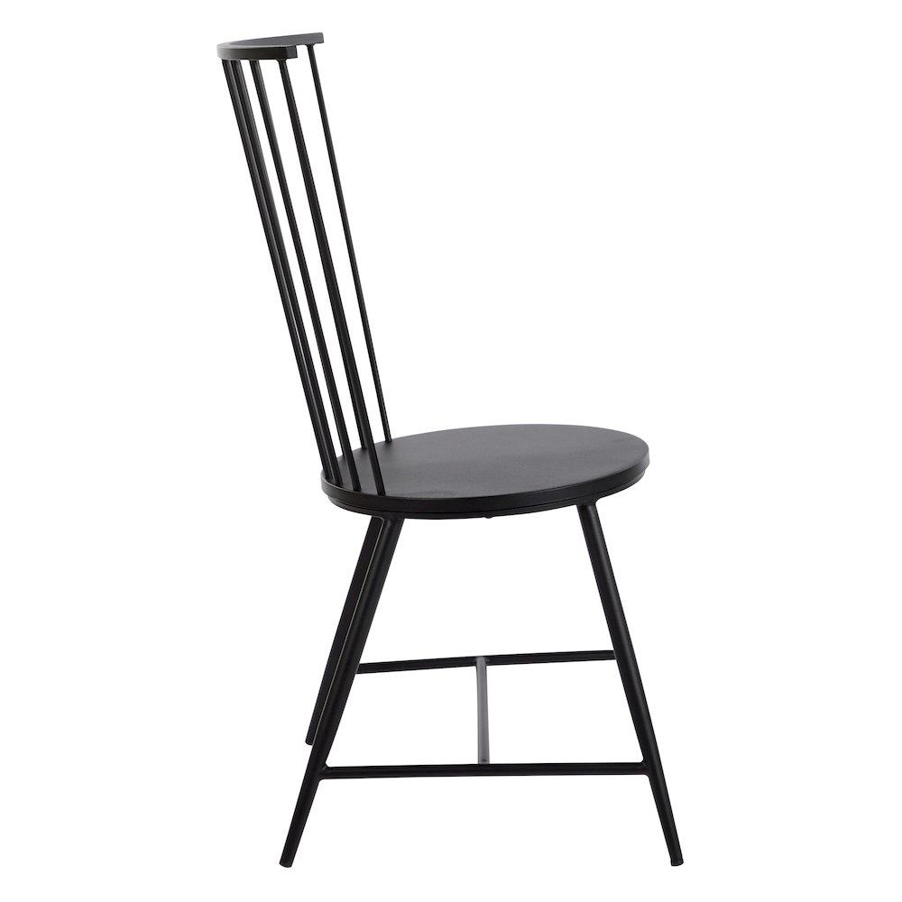 Bryce Dining Chair with Black Finish