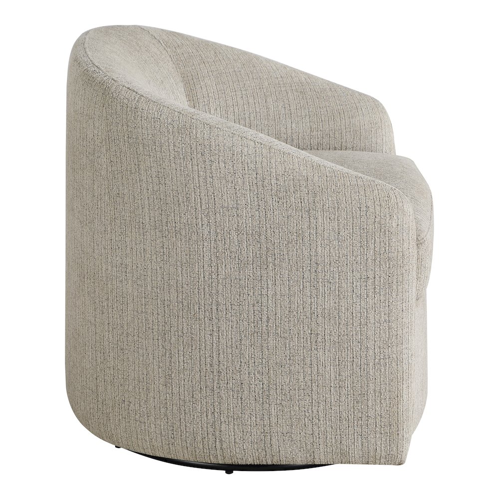 Bella Swivel Chair in Marble Fabric