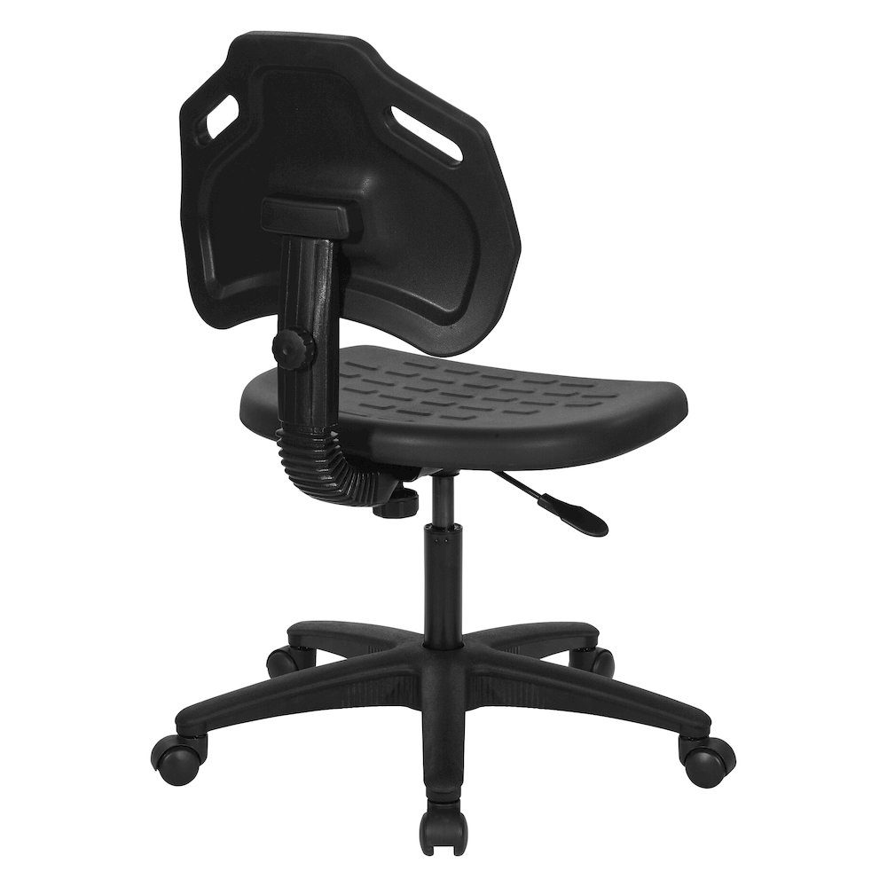 Black Self Skinned Urethane Task Chair