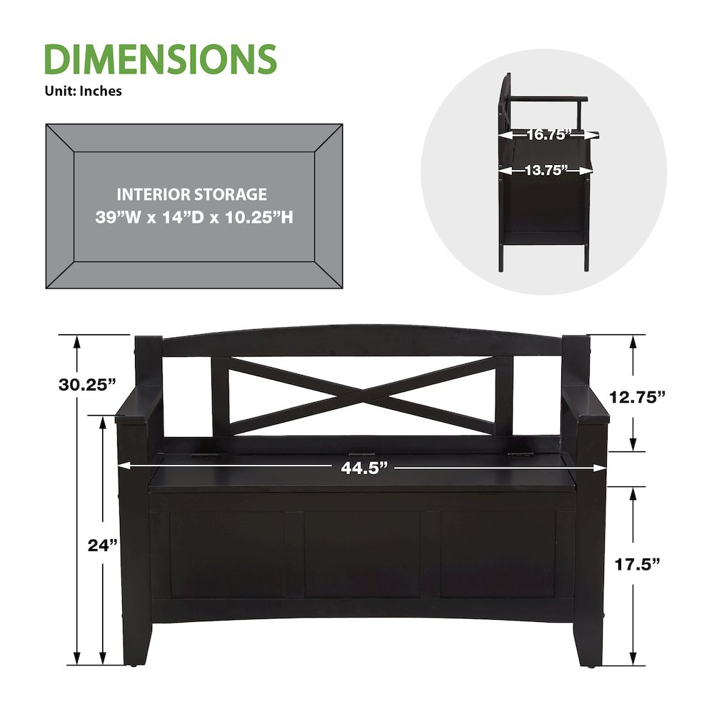 Metro Entry Way Bench