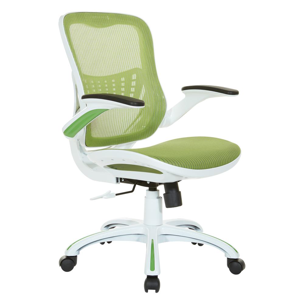 Riley Office Chair with Green Mesh