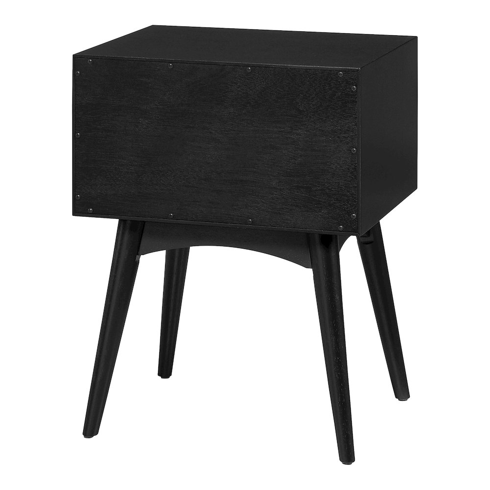Copenhagen Accent Table with Drawer in Black Finish