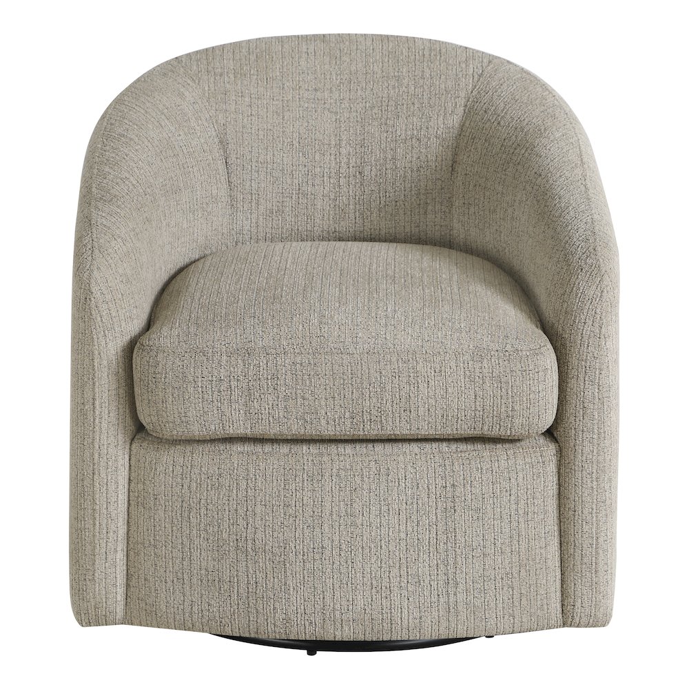 Bella Swivel Chair in Marble Fabric