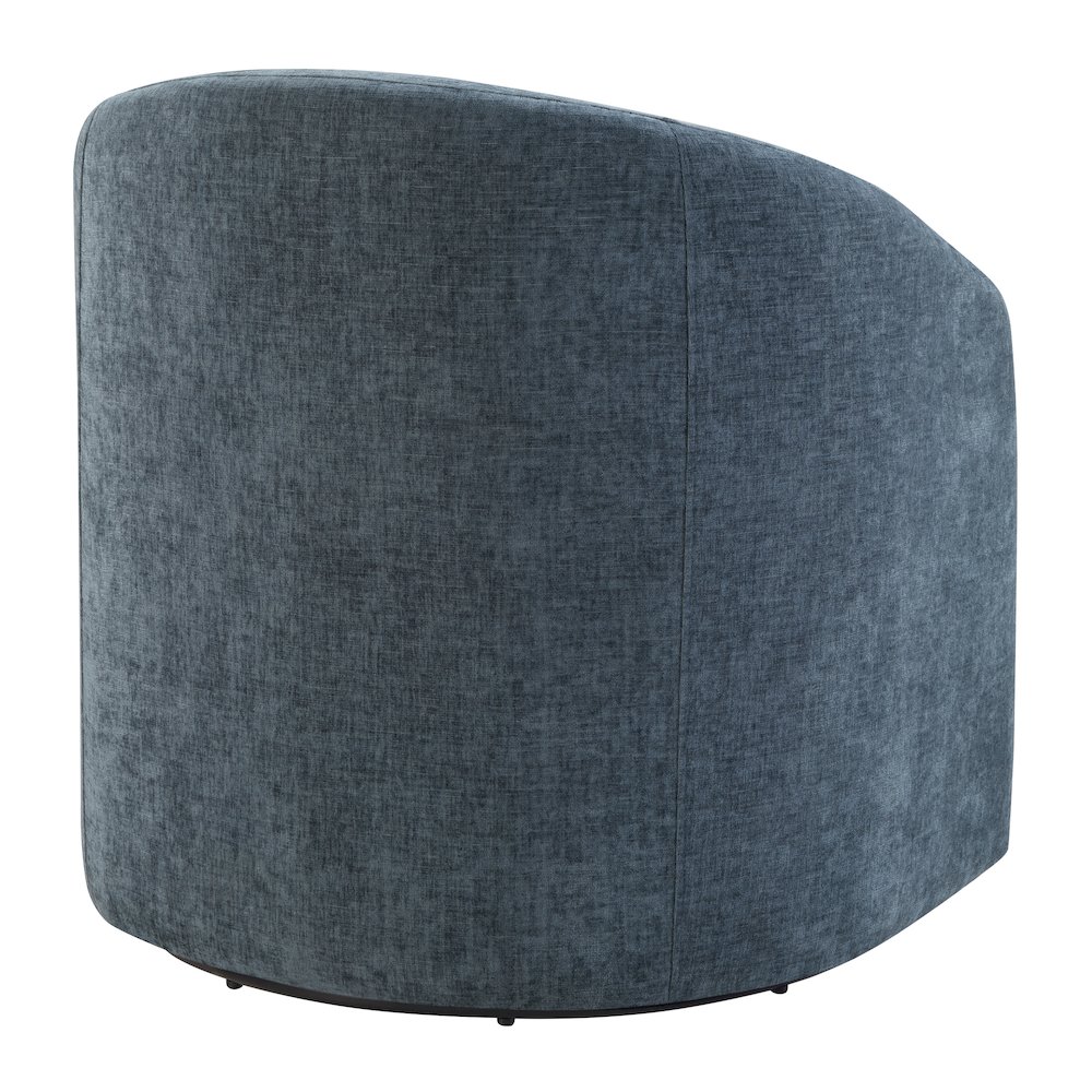 Bella Swivel Chair in Blue Denim
