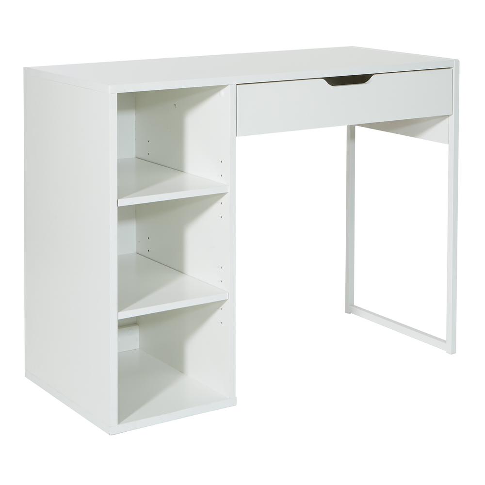 Ravel 40″W Desk in White Finish