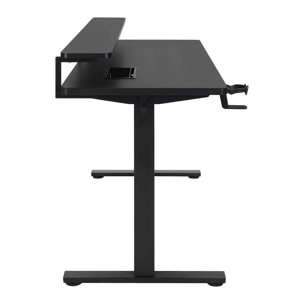 Primo 60″ Electric Height Adjustable Gaming Desk with Hutch