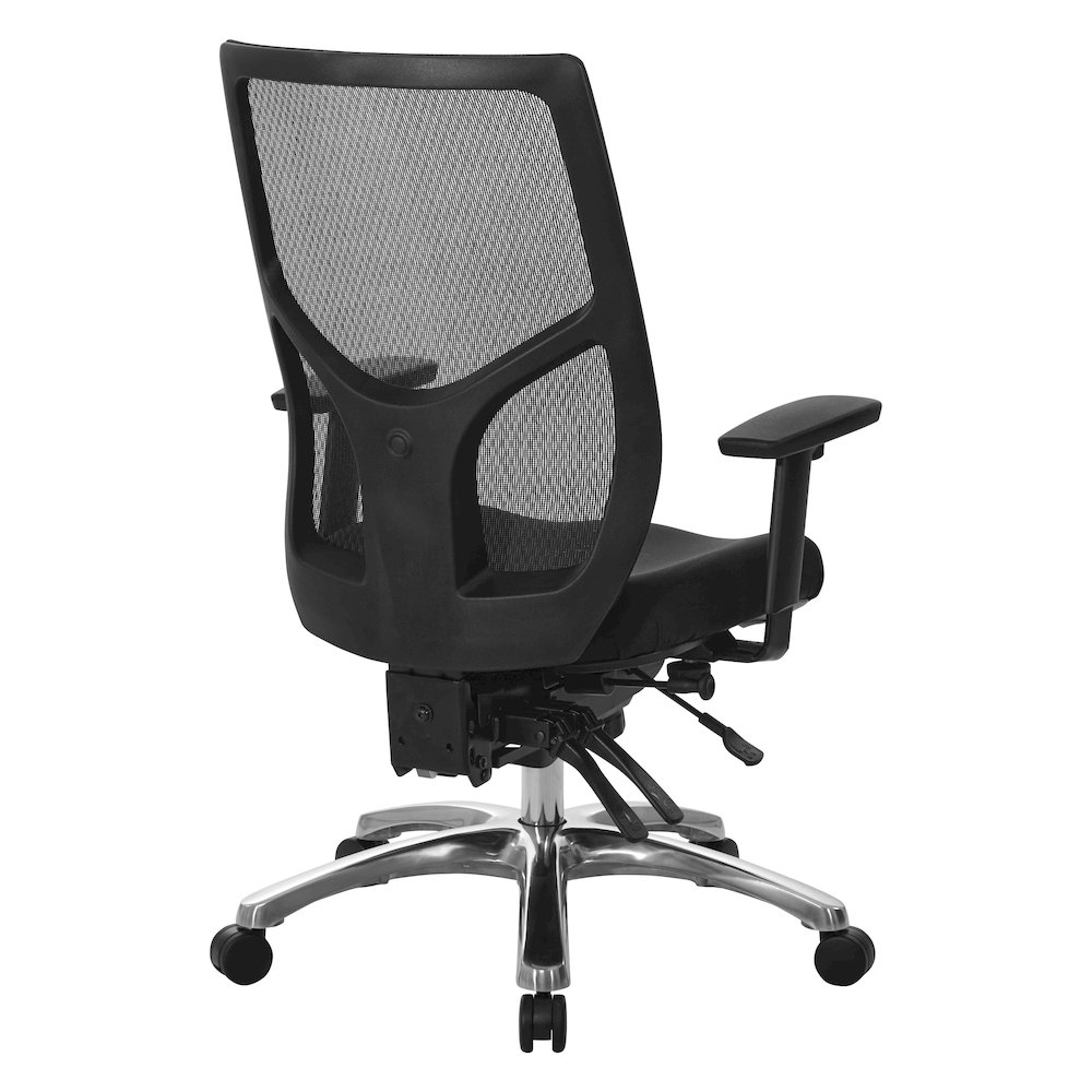 ProGrid Mesh High-Back Chair with 2-Way Adjustable PU-PaddedArms