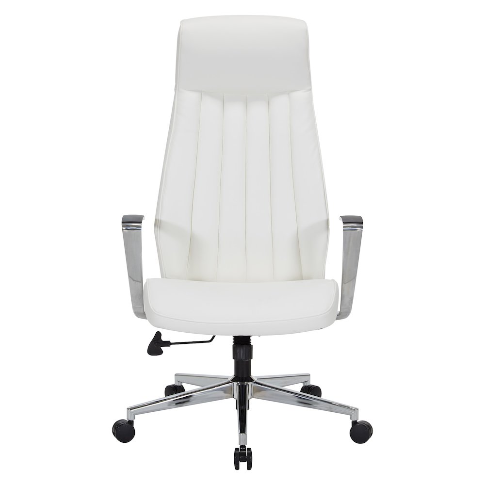 High-Back Ion Technology in Dillon snow Chair with Fixed Padded Aluminum Arms