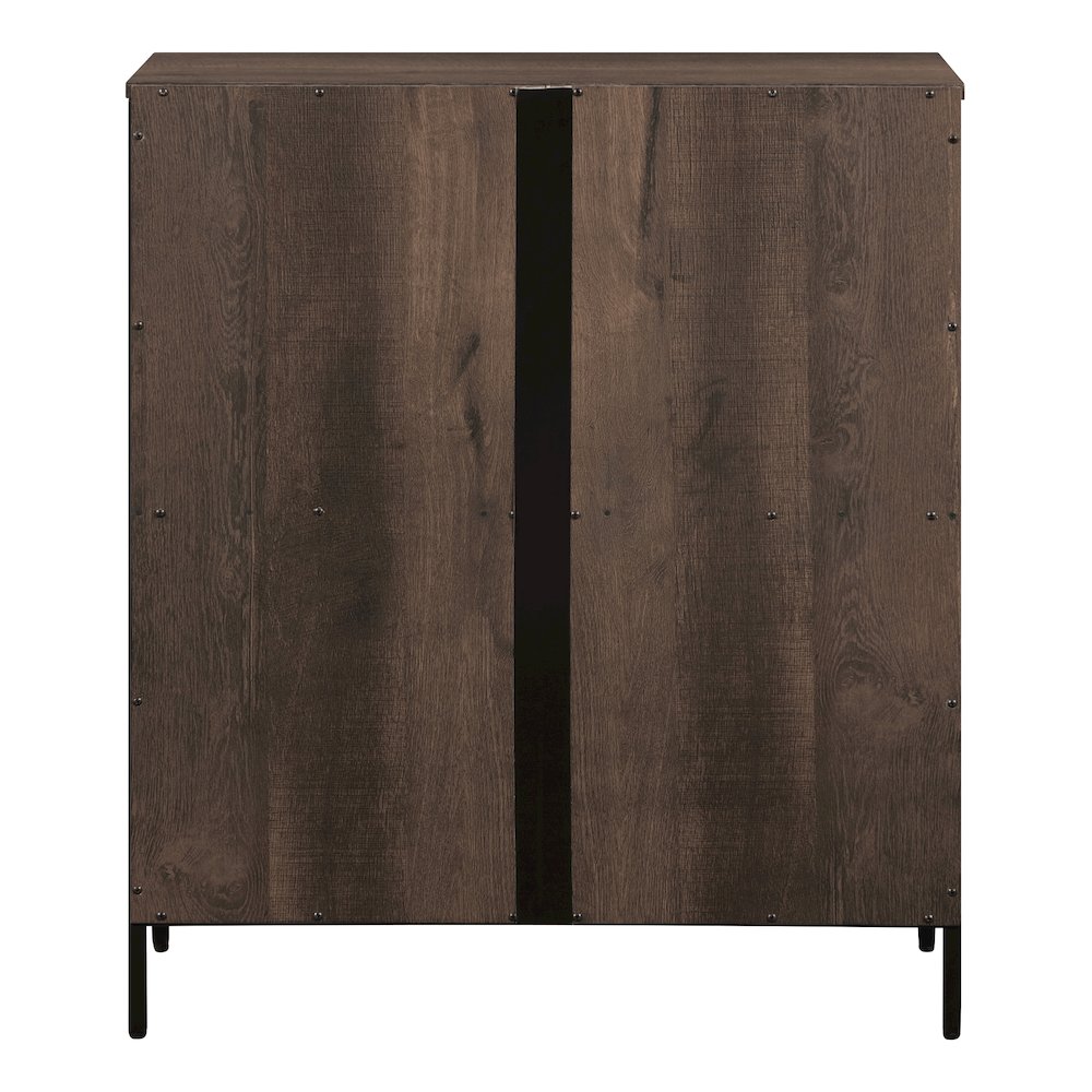 Ace 2 Shelf Bookcase in Ozark Ash Finish