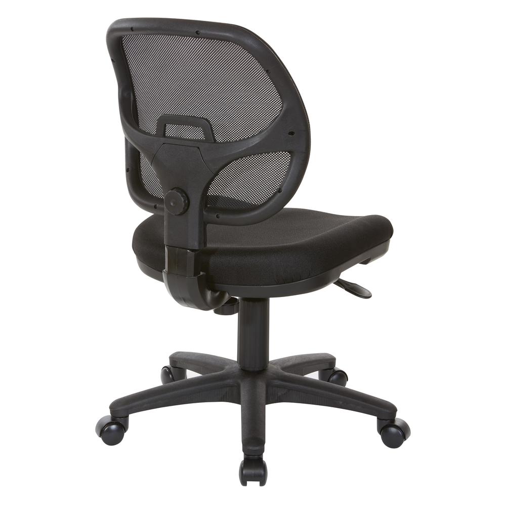 Mesh Screen Back Task Chair with Fabric Seat