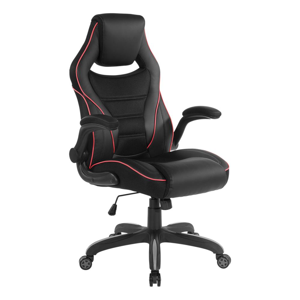 Xeno Gaming Chair in Red Faux Leather