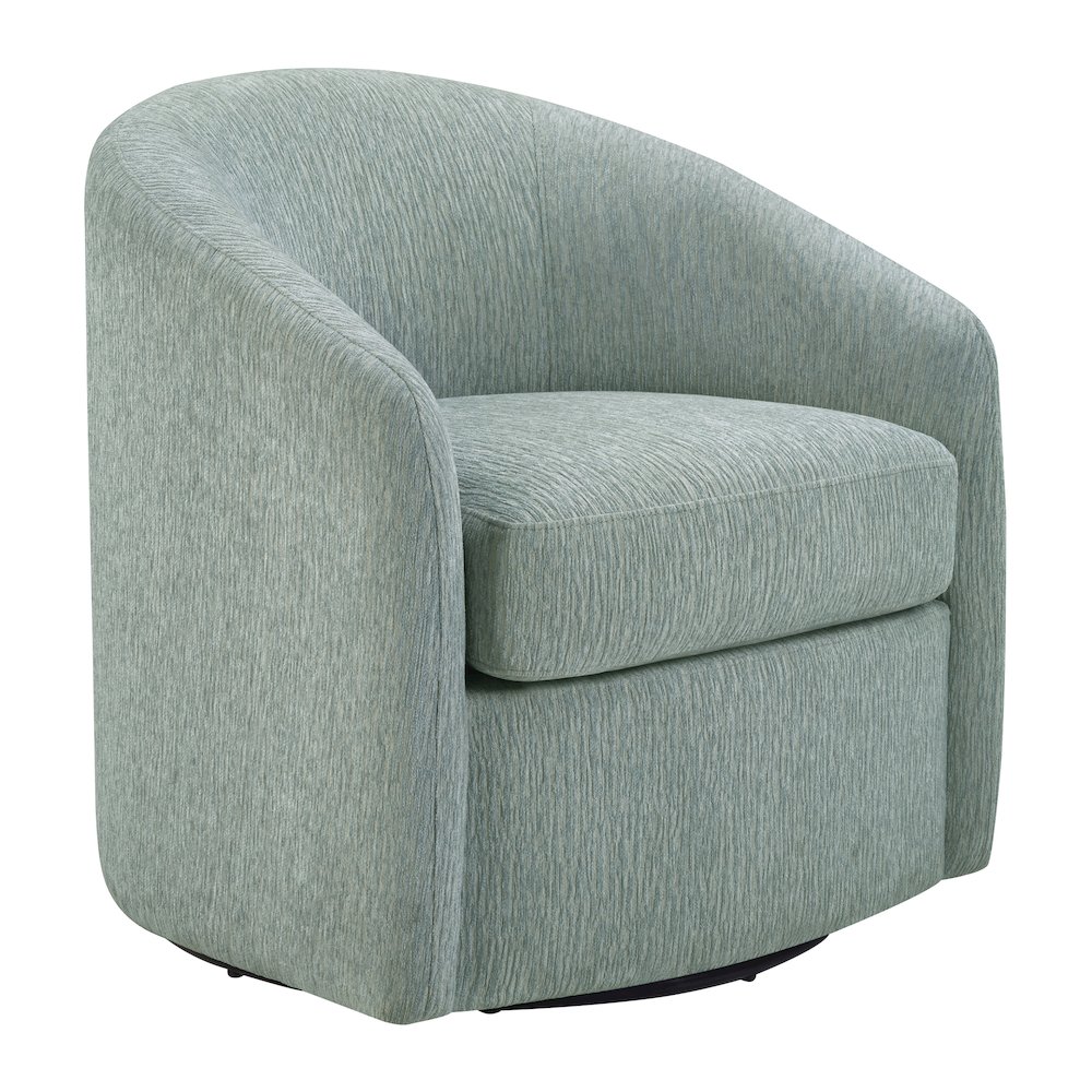 Bella Swivel Chair in Mist Fabric