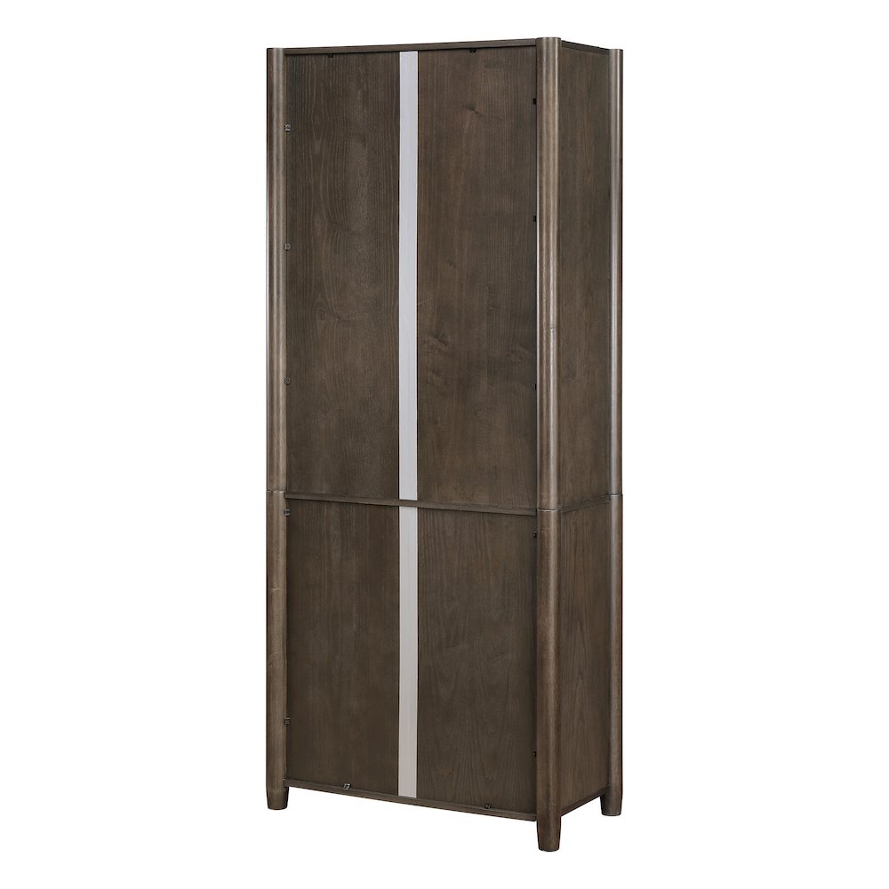 Wembley 5-Shelf Bookcase  in Burnt Ash Finish