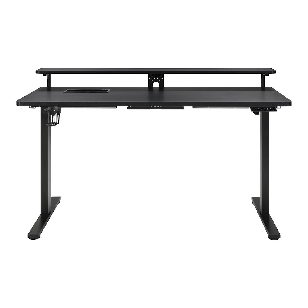 Primo 60″ Electric Height Adjustable Gaming Desk with Hutch