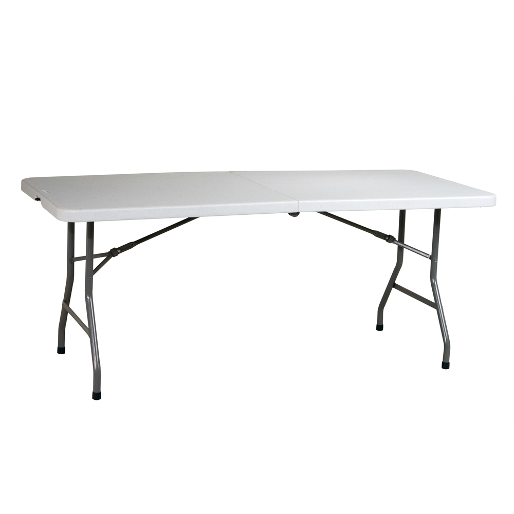 6′ Resin Center Fold Multi Purpose Table