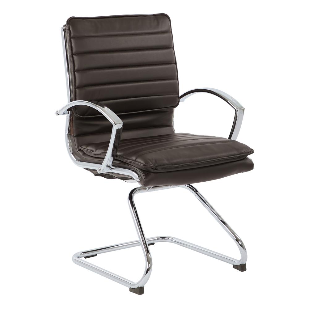 Guest Faux Leather Chair