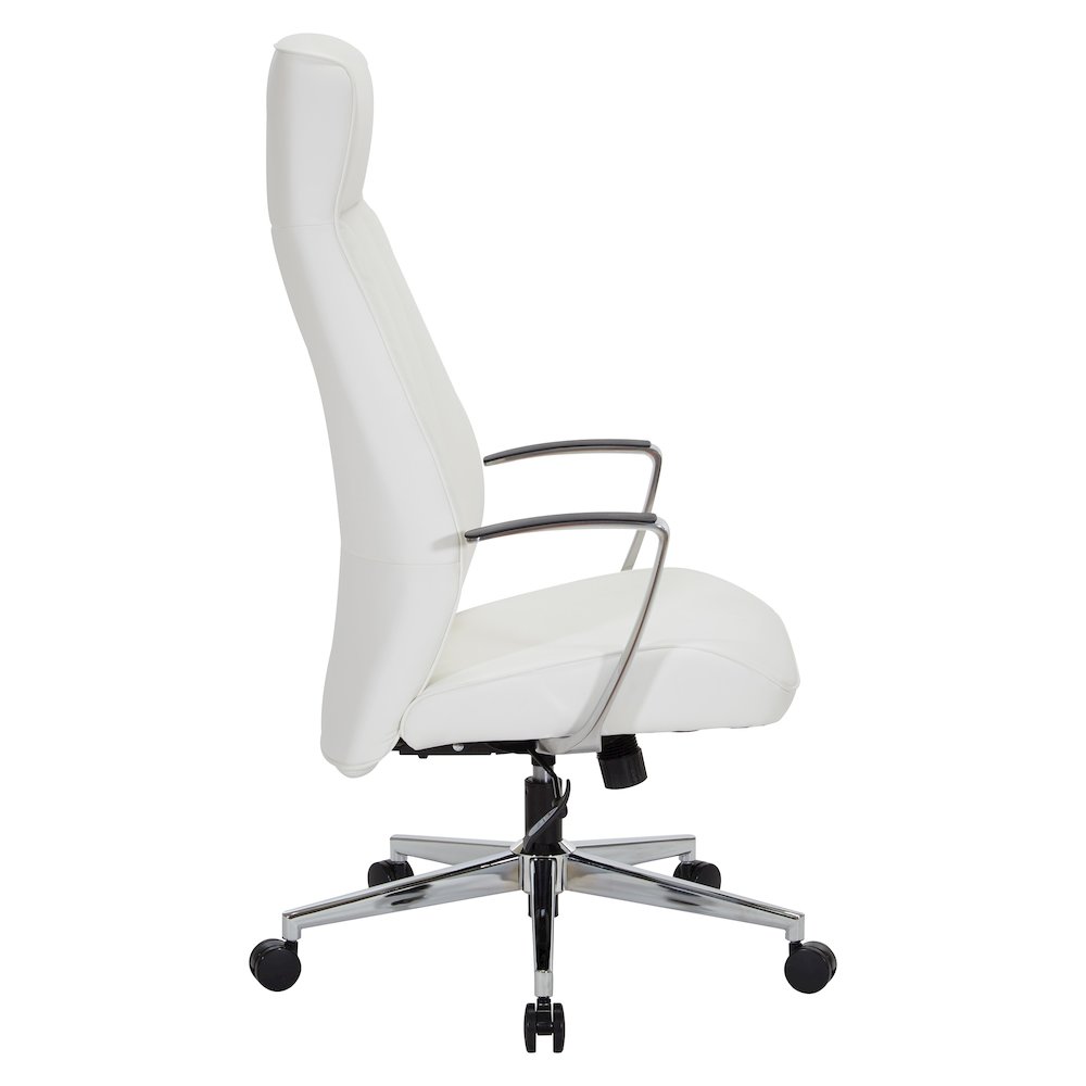 High-Back Ion Technology in Dillon snow Chair with Fixed Padded Aluminum Arms