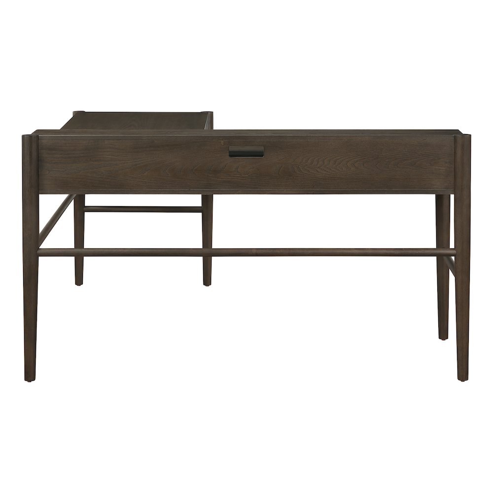 Wembley L-Desk in Burnt Ash Finish