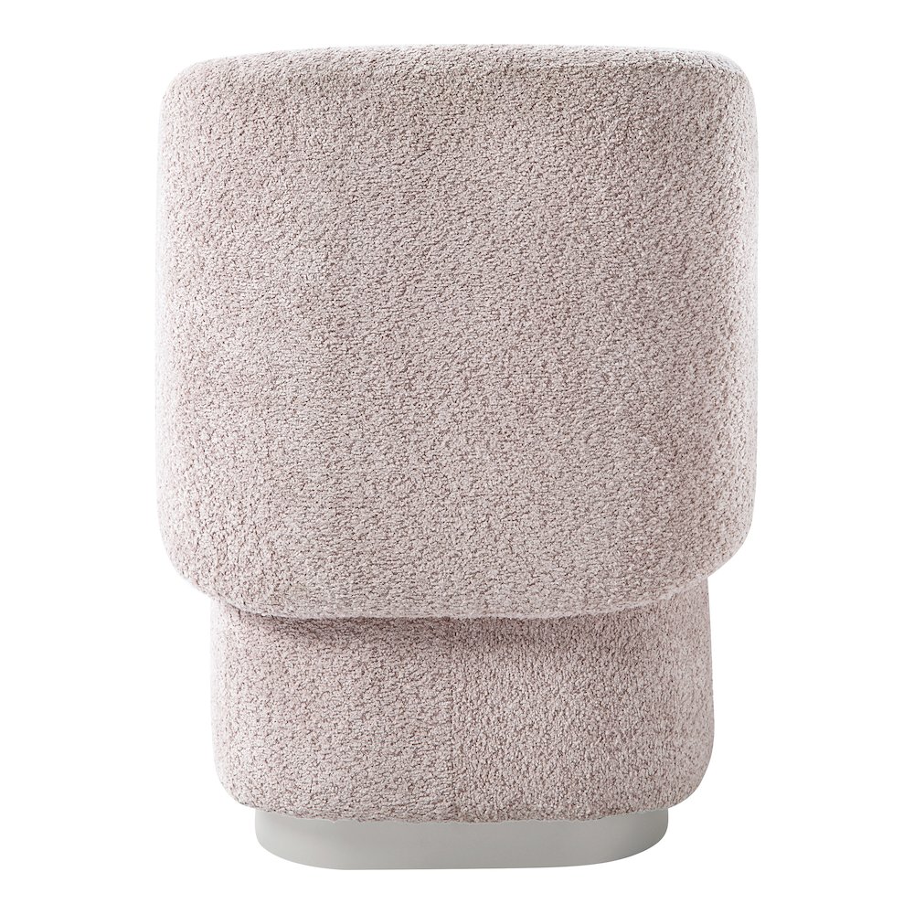 Cady Vanity Chair in Dusty Rose Fabric Fully Assembled