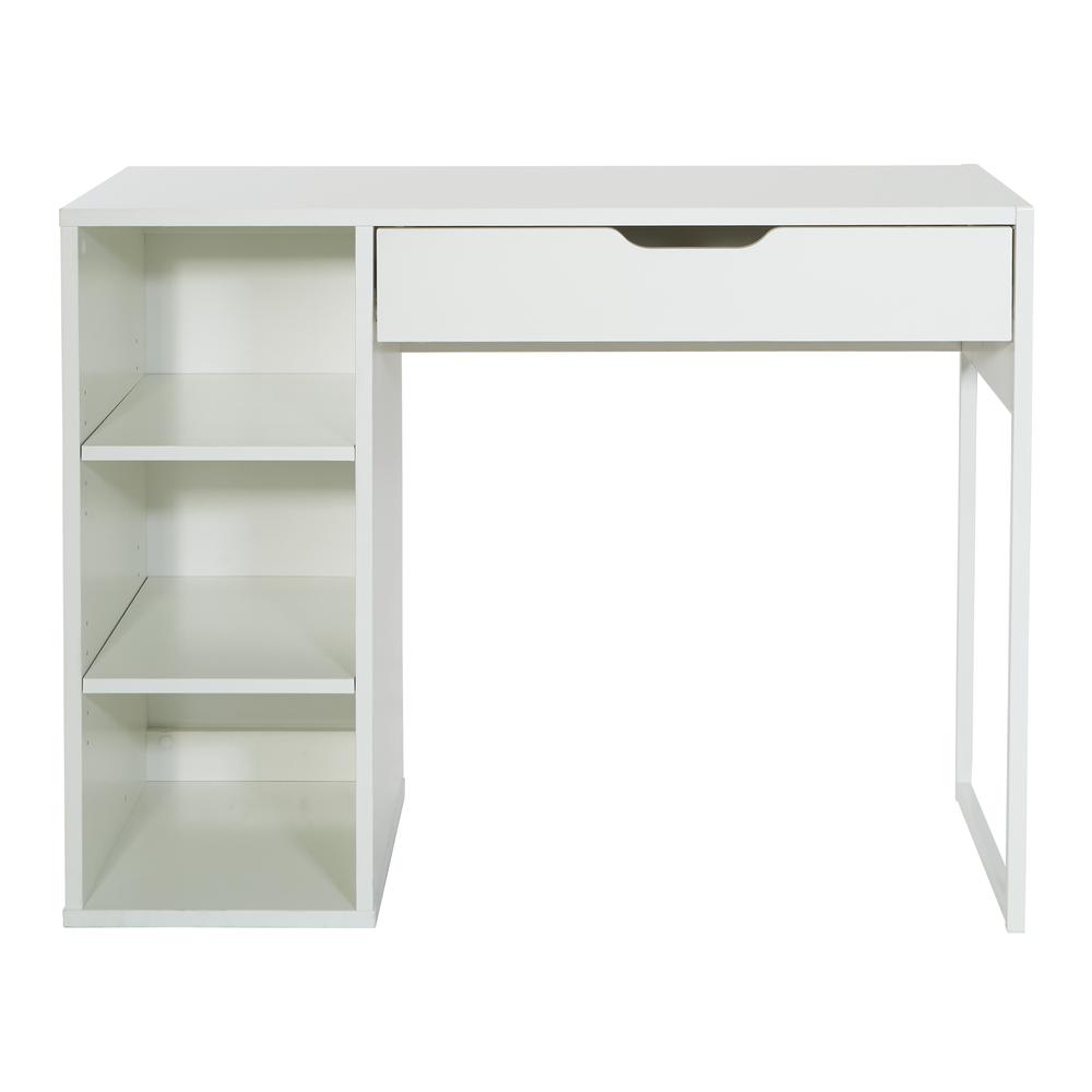 Ravel 40″W Desk in White Finish