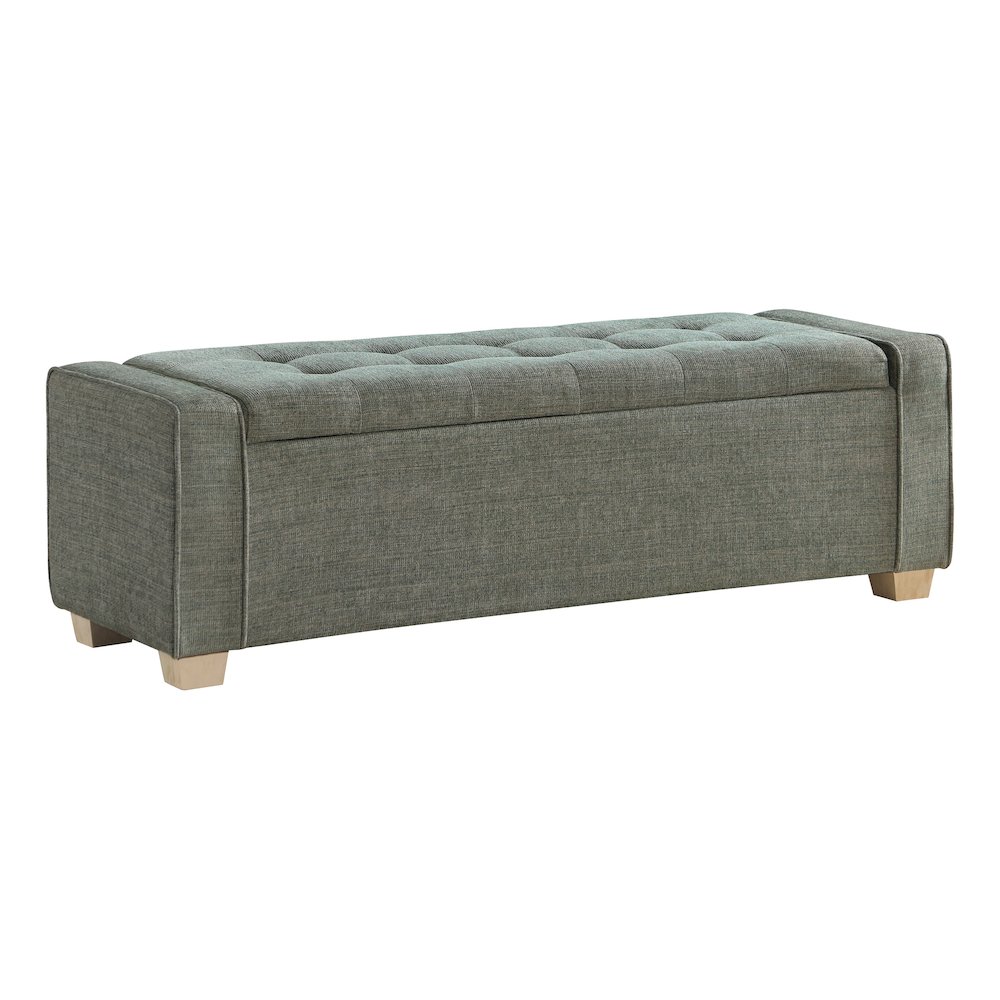 Bethwin Storage Bench with Spruce Fabric