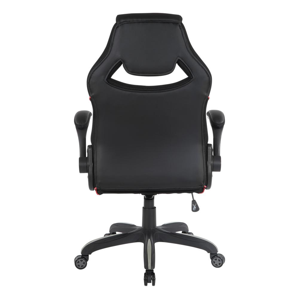 Xeno Gaming Chair in Red Faux Leather