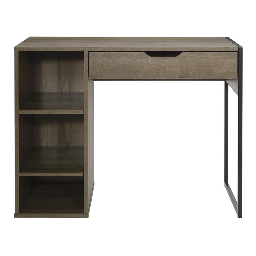 Ravel 40″W Desk in Grey Oak Finish