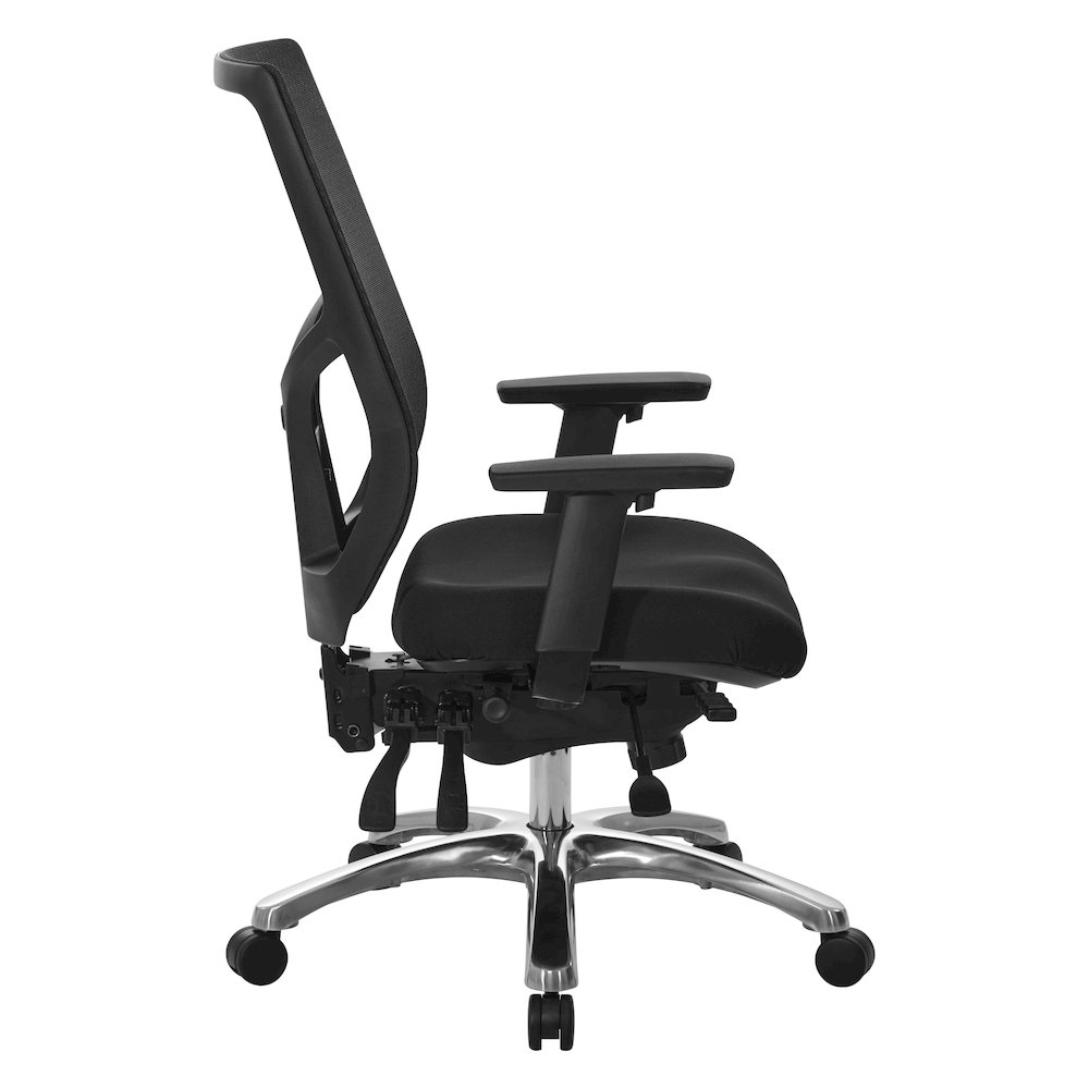 ProGrid Mesh High-Back Chair with 2-Way Adjustable PU-PaddedArms