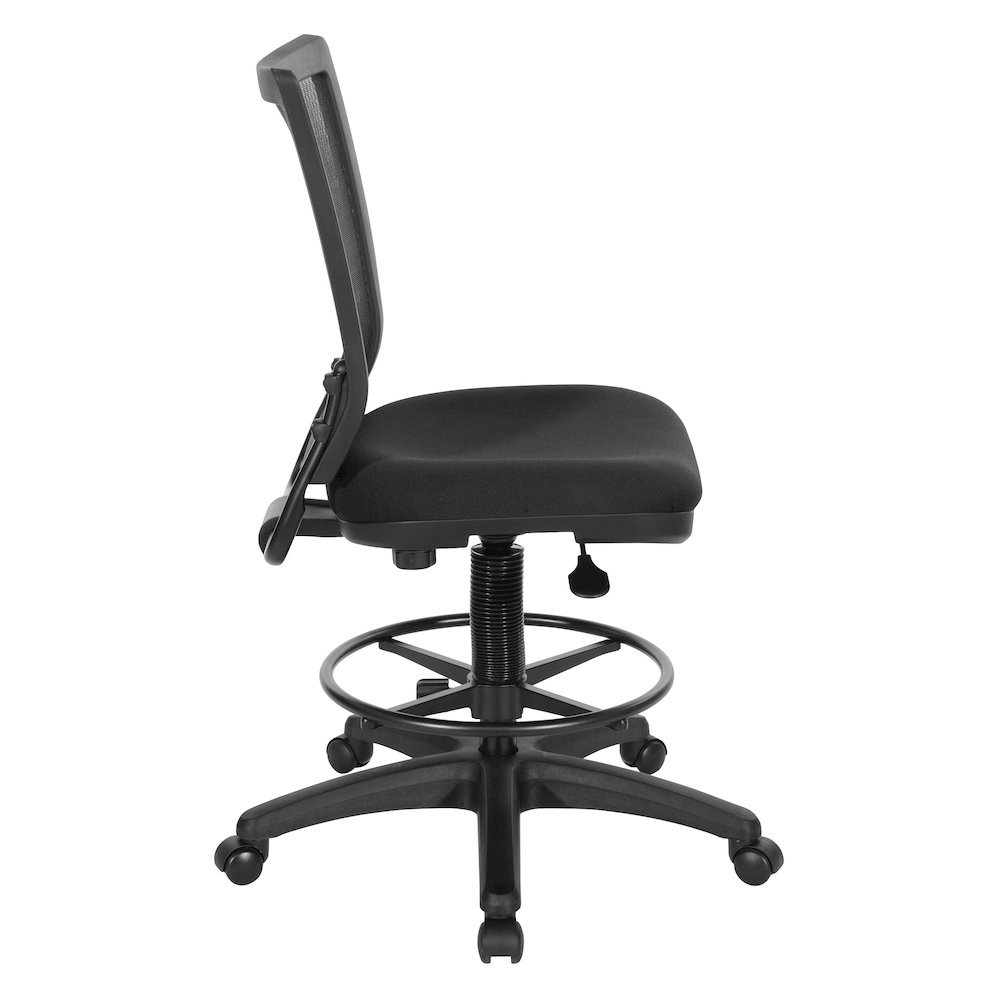 Soft PU Padded Back Frame with Breathable ProGrid Mesh Back Drafting Chair