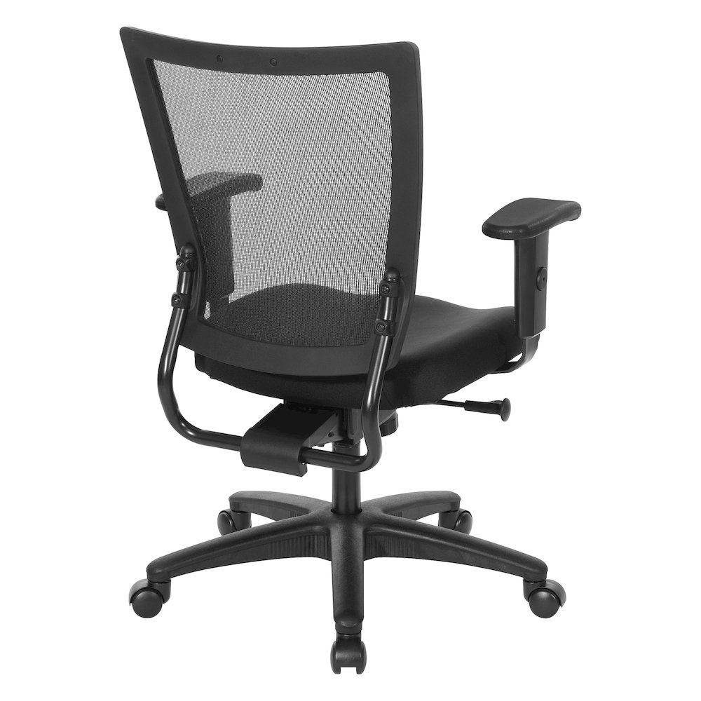 Soft Frame Task Chair Mesh Back in Coal Freeflex Fabric Seat 2 to 1 Mechanism