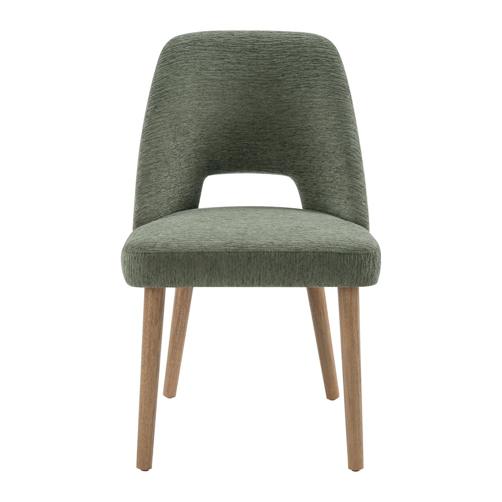 Ralston Dining Chair in Pine Fabric with Medium Oak Legs 2-Pack