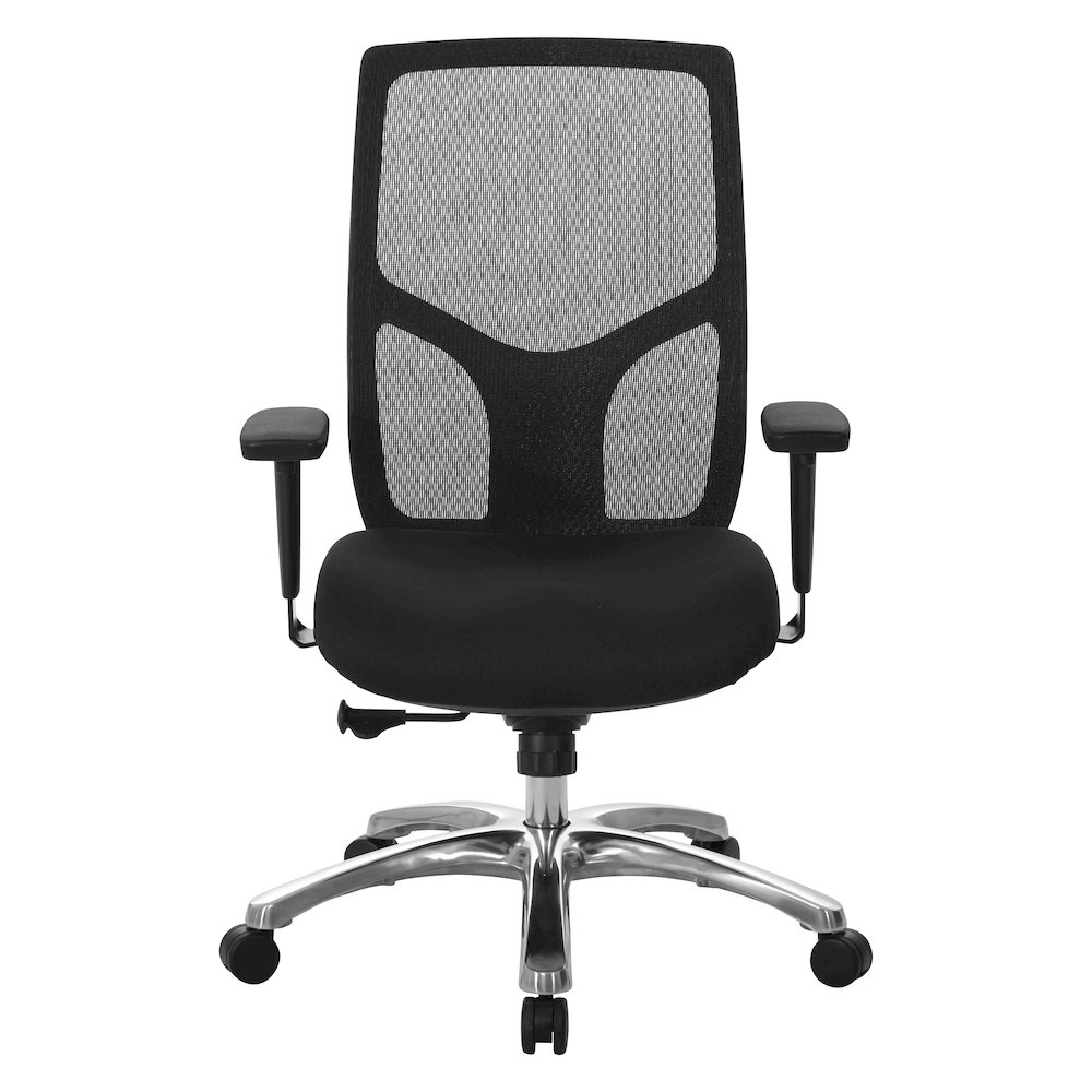 ProGrid Mesh High-Back Chair with 2-Way Adjustable PU-Padded Arms