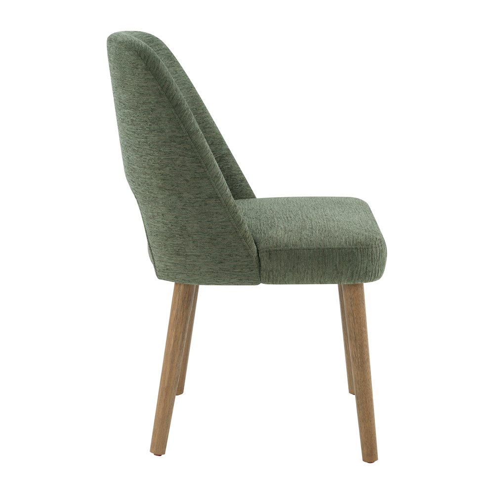 Ralston Dining Chair in Pine Fabric with Medium Oak Legs 2-Pack