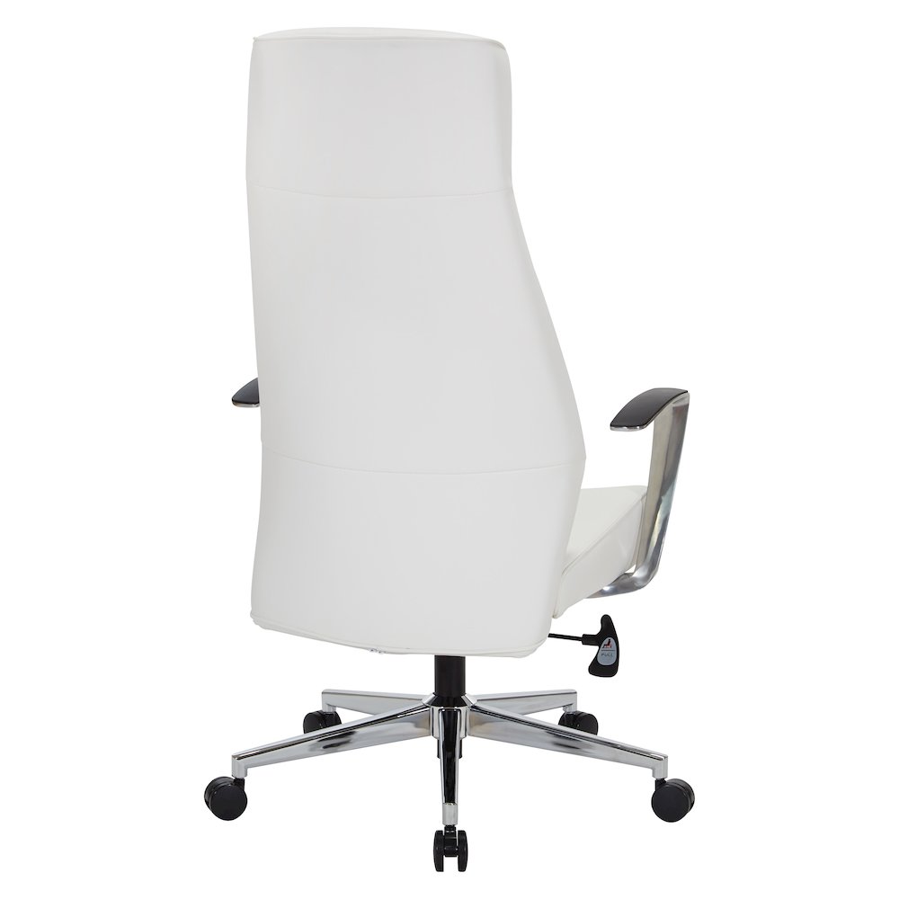 High-Back Ion Technology in Dillon snow Chair with Fixed Padded Aluminum Arms