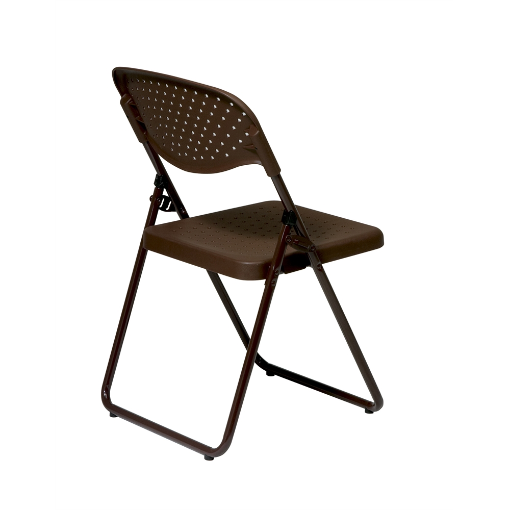 Folding Chair with Plastic Seat and Back