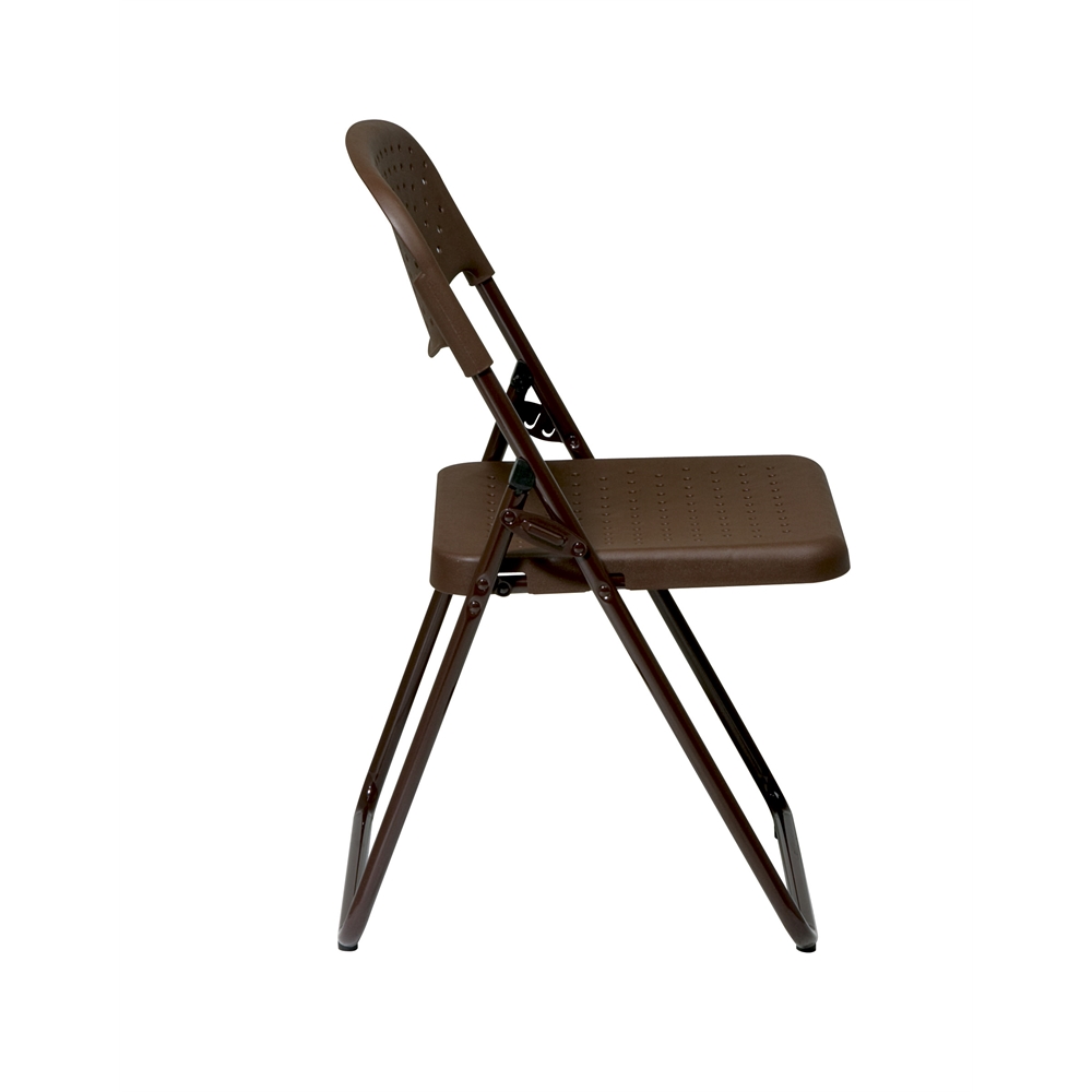 Folding Chair with Plastic Seat and Back