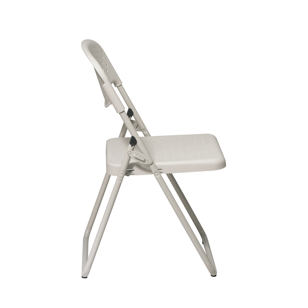 Folding Chair with Plastic Seat and Back