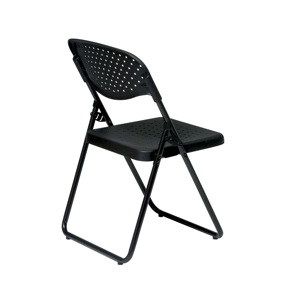 Folding Chair with Plastic Seat and Back