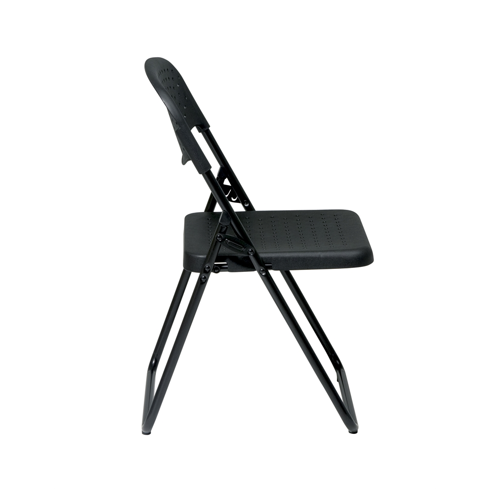 Folding Chair with Plastic Seat and Back
