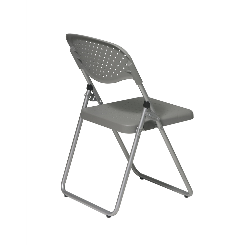 Folding Chair with Plastic Seat and Back
