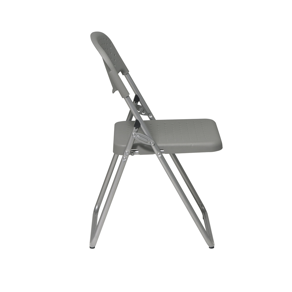 Folding Chair with Plastic Seat and Back