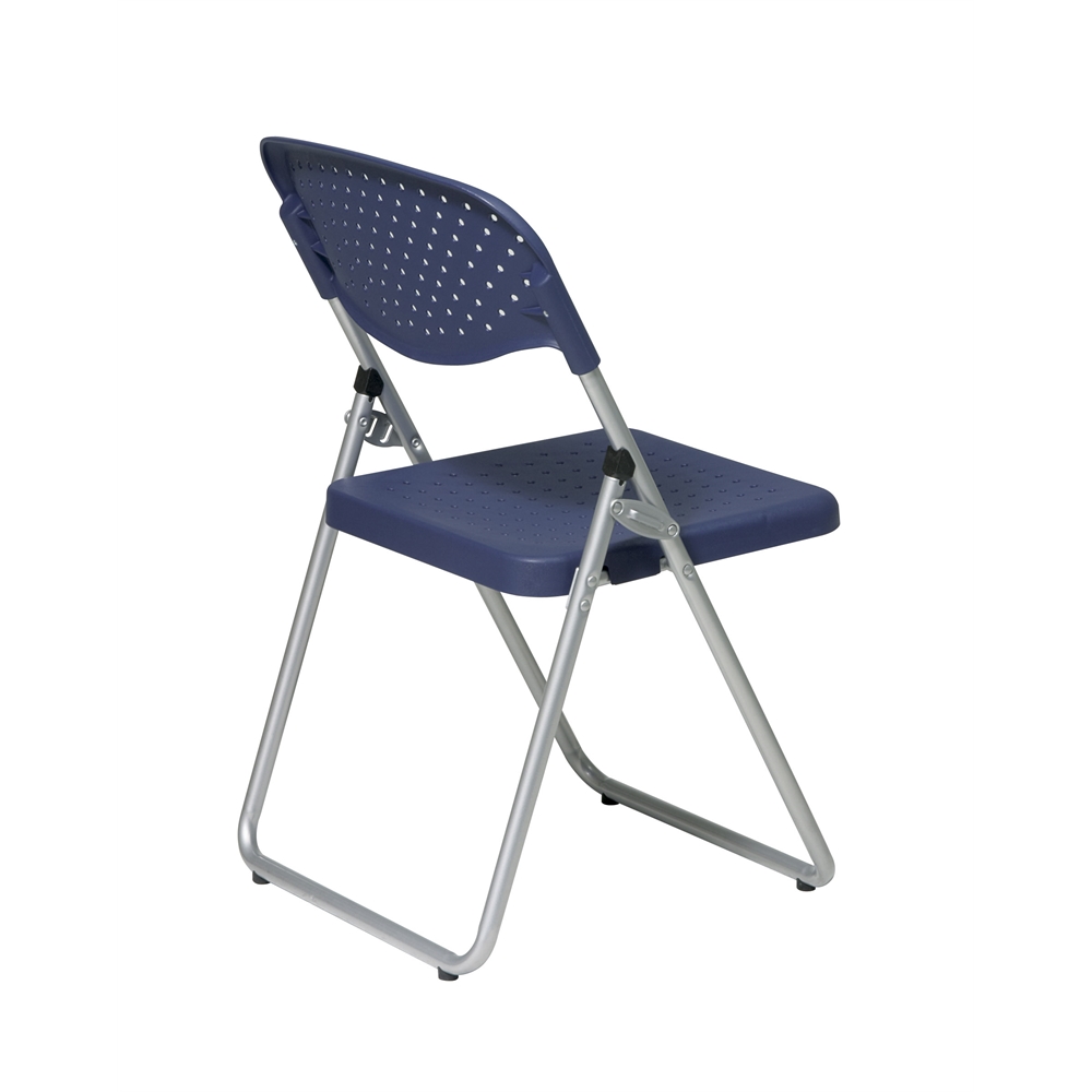 Folding Chair with Plastic Seat and Back